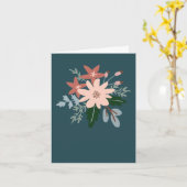 Floral greeting card kaart (Gele Bloem)