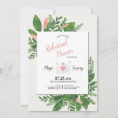 Floral Greeting Invitation Kaart (Voorkant)