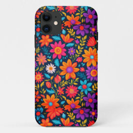 Floral grens Case-Mate iPhone case