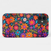 Floral grens Case-Mate iPhone case (Achterkant (horizontaal))