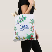 Floral grens tote bag (Dichtbij)