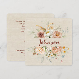 Floral-grens Vow Renewal Kaart