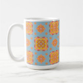 Floral Grid  Koffiemok (Links)