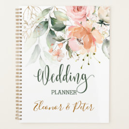 Floral, groenbladerblad Wedding Planner