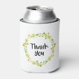 Floral groene krans dank u Coozie