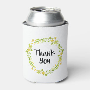 Floral groene krans dank u Coozie