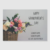 Floral groet 5"x7" op de dag van de Magnetische gr (Voorkant)