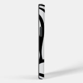 Floral Groovy Black and White Case-Mate iPhone Case (Achterkant / Rechts)