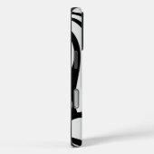 Floral Groovy Black and White Case-Mate iPhone Case (Achterkant / Rechts)