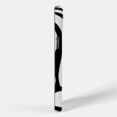 Floral Groovy Black and White Case-Mate iPhone Case (Achterkant / Rechts)