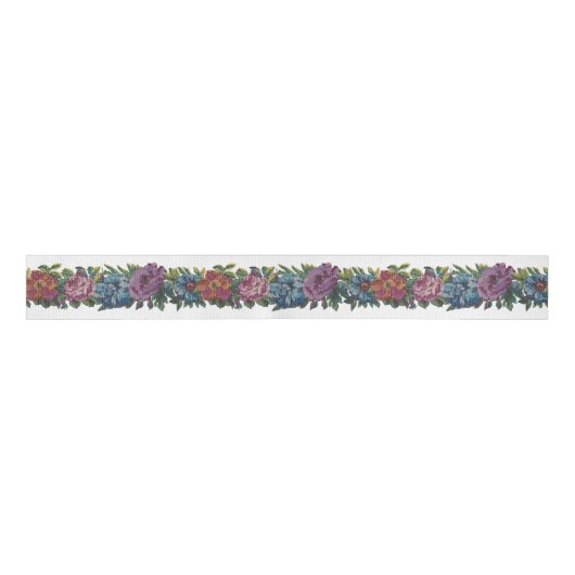  Floral Grosgrain Lint (Voorkant)