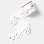 Floral Grosgrain Lint (Achterkant)