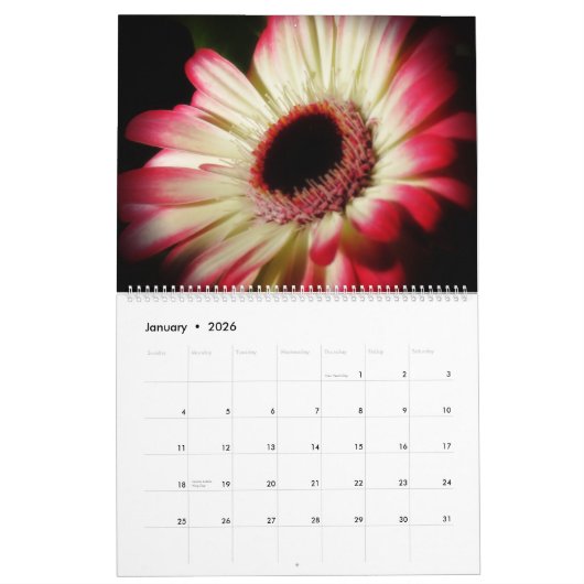 Floral - Grote Kalender (Jan 2026)