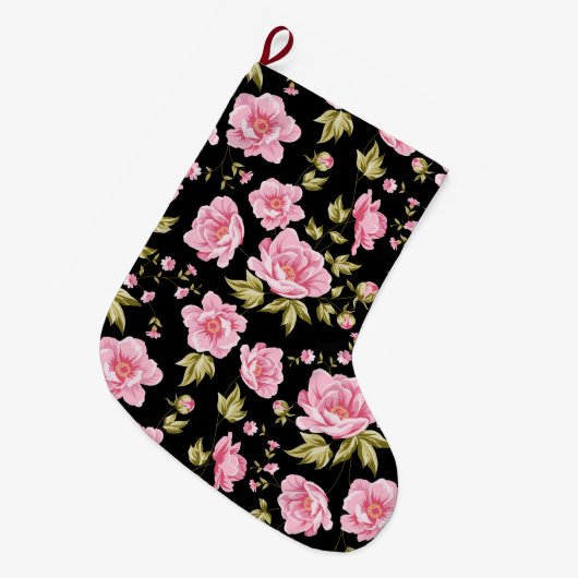 Floral Grote Kerstsok (Voorkant (Hangend))