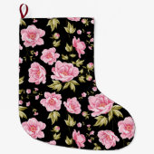 Floral Grote Kerstsok (Voorkant)