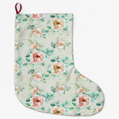 Floral Grote Kerstsok (Voorkant)