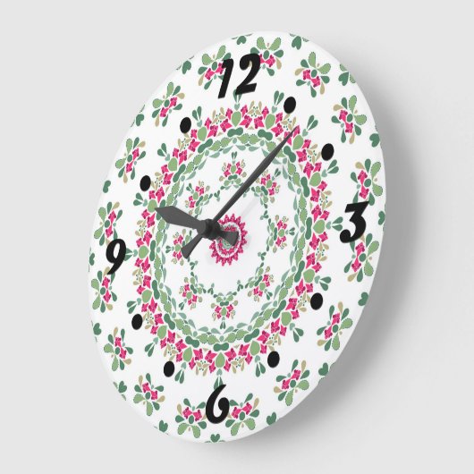 Floral Grote Klok (Hoek)