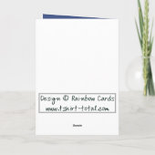 Floral Grunge Bedankt (Achterkant)