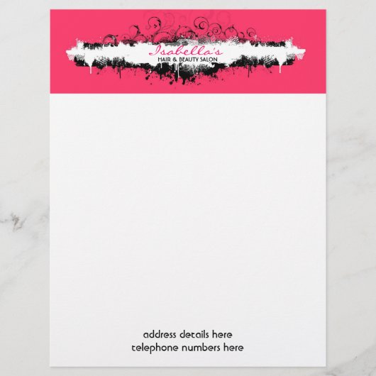 Floral Grunge-brochure/Flyer Flyer (Voorkant)