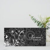 Floral Grunge Rack Kaart (Staand voorkant)