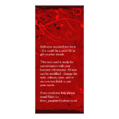 Floral Grunge Rack Kaart (Achterkant)