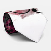 Floral Grunge Stropdas (Opgerold)