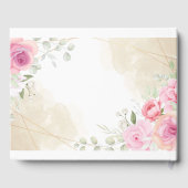 Floral Guest Book Gastenboek (Achterkant)