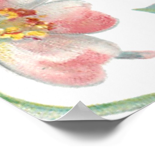 Floral-guestbook Poster (Hoek)