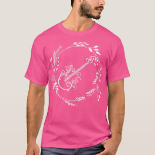 Floral Guitar1 T-shirt