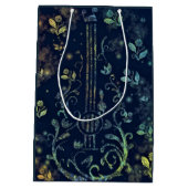 Floral Guitar Gift Bag Medium Cadeauzakje (Achterkant)