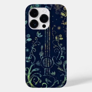 Floral Guitar iPhone Case Art Painting