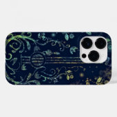 Floral Guitar iPhone Case Art Painting (Achterkant (horizontaal))