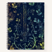 Floral Guitar Notitieboek (Voorkant)