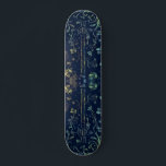 Floral Guitar Skateboard<br><div class="desc">Bloemen Gitaar Skateboards MIGNED Art Painting</div>