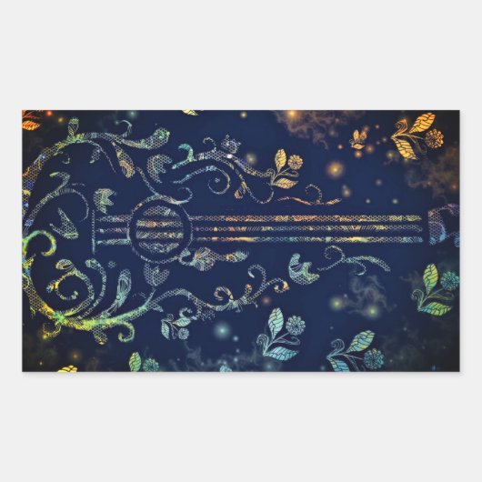 Floral Guitar Stickers (Voorkant)
