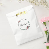 Floral gunstzak bedankzakje (Gezegeld)