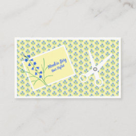 Floral Hair Stylist Afspraakkaart Contactkaartje