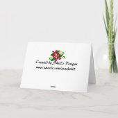 Floral Hallo Kaart (Achterkant)