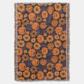 Floral Halloween Deken (Voorkant Verticaal)