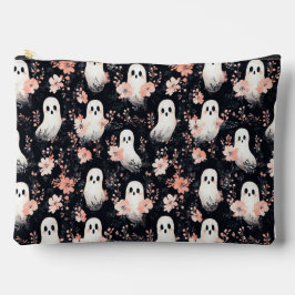 Floral Halloween Ghost Make-up Bag Etui