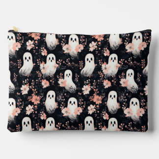Floral Halloween Ghost Make-up Bag Etui