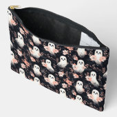 Floral Halloween Ghost Make-up Bag Etui (Open)