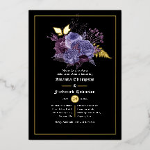 Floral Halloween Gothic Rehearsal Dinner