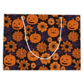 Floral Halloween Groot Cadeauzakje (Achterkant)