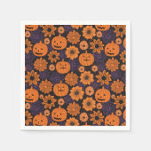 Floral Halloween Servet (Voorkant)
