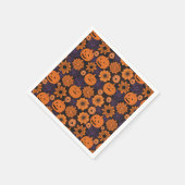 Floral Halloween Servet (Hoek)