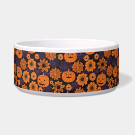 Floral Halloween Voerbakje