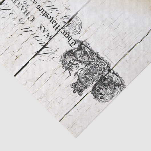 Floral Hampshire Pigs Tissuepapier (Detail)