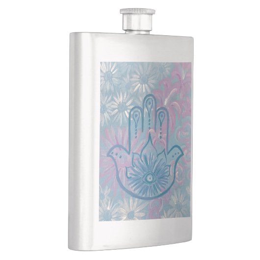 Floral Hamsa Flask Flacon (Rechts)