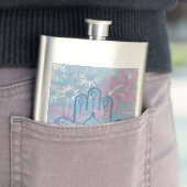 Floral Hamsa Flask Flacon (Voorbeeld)